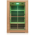 Infrared Sauna Built for Home Wellness, 2000W Low EMF, 8 Carbon Heating Panels, Canadian Hemlock Wood
