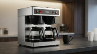 12-Cup Commercial Coffee Maker Stainless Steel - Double Coffee Machine for Office, Restaurant, Industrial Use - High Capacity Office Coffee Maker - TQS Cafe — Lifestyle