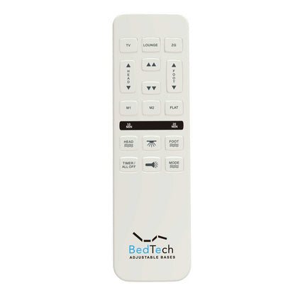 BT3000 Split Top King Adjustable Bed Base With Head and Foot Position Adjustment