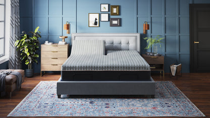 BT3000 Split Top King Adjustable Bed Base With Head and Foot Position Adjustment