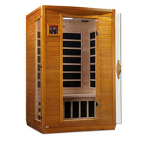Andora 2-Person Low EMF FAR Infrared Sauna, Canadian Hemlock — Studio Shot