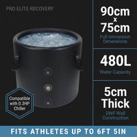 Pro Elite Recovery 90Cm Ice Pod Ice Bath Therapy Inflatable DWF Cold Plunge Tub for 03Hp Water Chiller for Athletes — Results & Stats