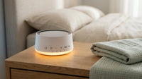 Sound Machine Night Light White Noise Machine with 30 Soothing Sounds 12 Colors Night Light Sleep Machine for Baby Kids Adults Brown Pink Nosie Machine with 32 Volume Levels for Office Home Travel — Lifestyle