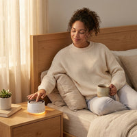 Sound Machine Night Light White Noise Machine with 30 Soothing Sounds 12 Colors Night Light Sleep Machine for Baby Kids Adults Brown Pink Nosie Machine with 32 Volume Levels for Office Home Travel — Lifestyle