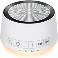 Sound Machine Night Light White Noise Machine with 30 Soothing Sounds 12 Colors Night Light Sleep Machine for Baby Kids Adults Brown Pink Nosie Machine with 32 Volume Levels for Office Home Travel