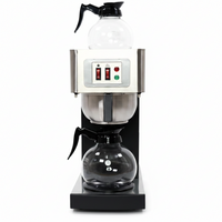 Commercial Coffee Maker Built to Serve High Volume, Stainless Steel Construction, 12 Cup Capacity, Manual Operation